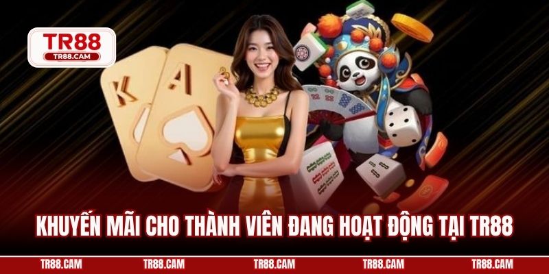 Khuyến mãi cho thành viên đang hoạt động tại TR88